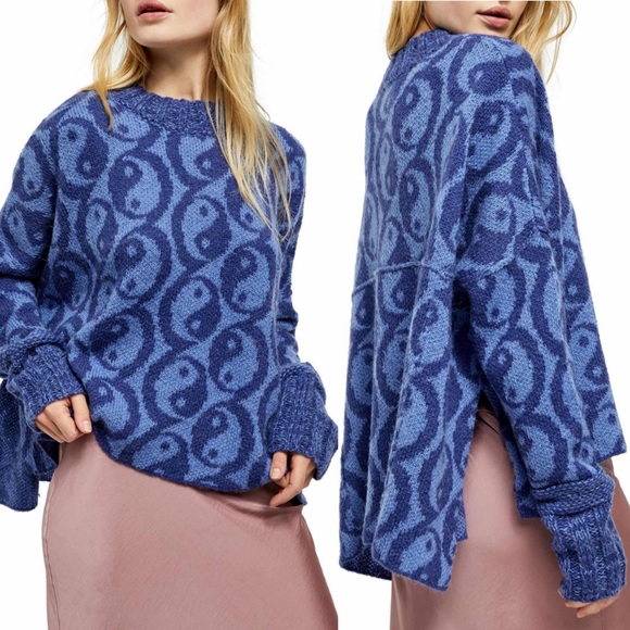 Free people ying yang sweater Clearance